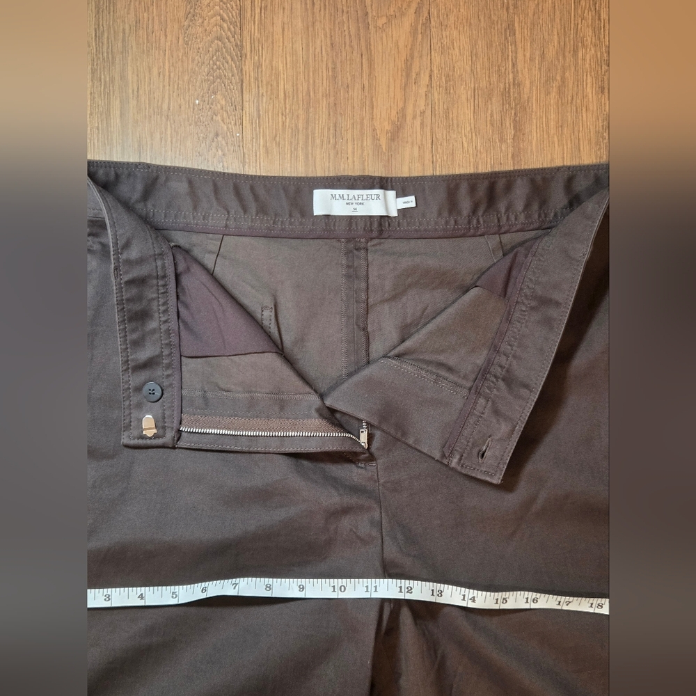 M.M.Lafleur Brown Wide-Leg Pants - Picture 6 of 9